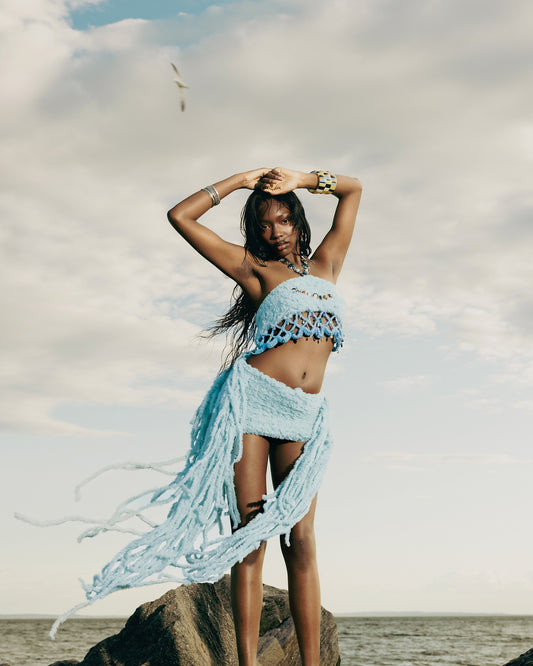 ANDRIA SKIRT 2.0 - BLUE