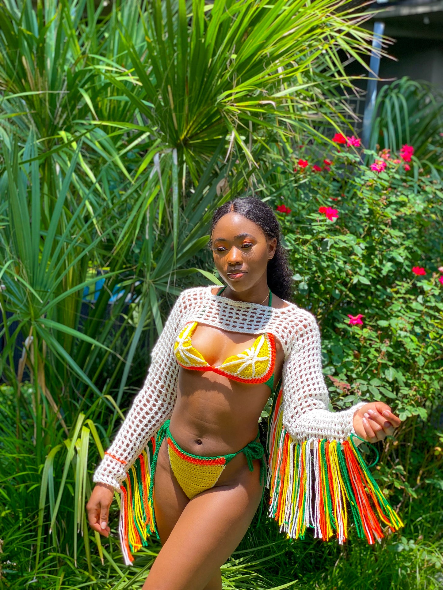 MYKONOS CROP SWEATER
